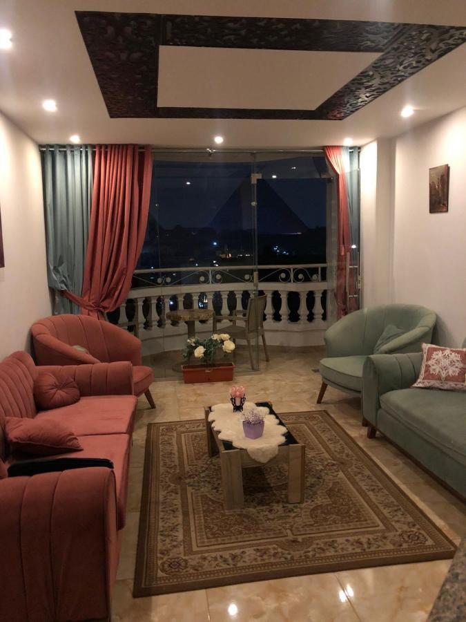 Full Pyramids View Apartment With Balcony For 8 P Kafret el-Gabal Zewnętrze zdjęcie