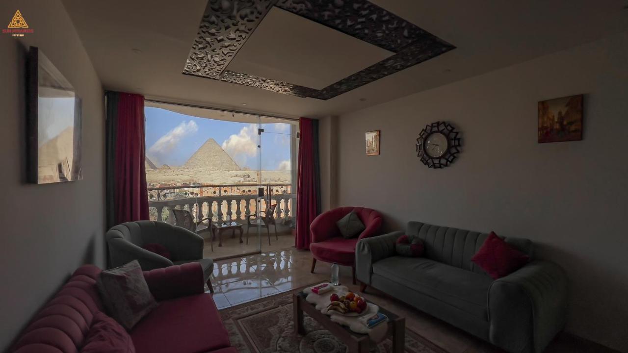 Full Pyramids View Apartment With Balcony For 8 P Kafret el-Gabal Zewnętrze zdjęcie
