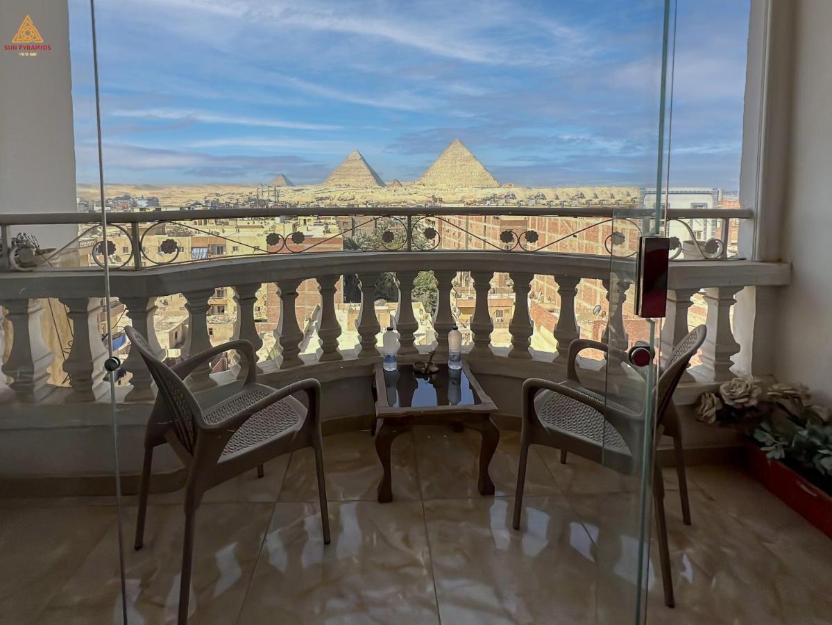 Full Pyramids View Apartment With Balcony For 8 P Kafret el-Gabal Zewnętrze zdjęcie