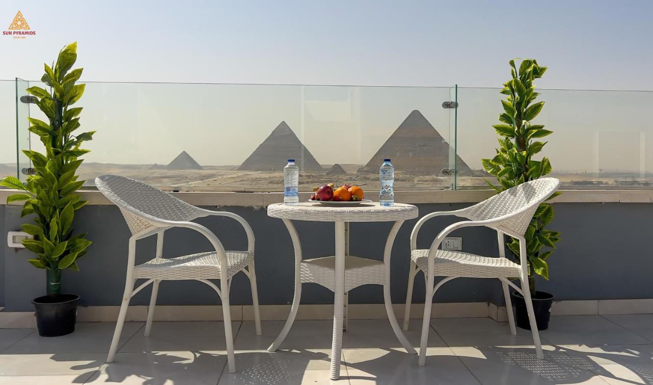 Full Pyramids View Apartment With Balcony For 8 P Kafret el-Gabal Zewnętrze zdjęcie