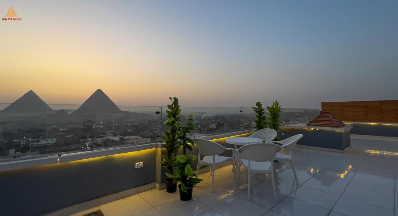 Full Pyramids View Apartment With Balcony For 8 P Kafret el-Gabal Zewnętrze zdjęcie